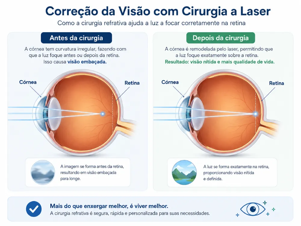 Cirurgia refrativa a laser