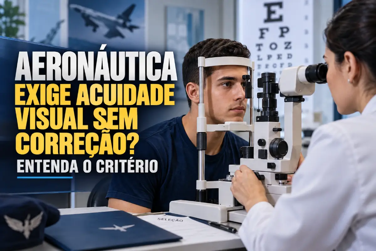 Aeronáutica Exige Acuidade Visual Sem Correção Entenda o Critério
